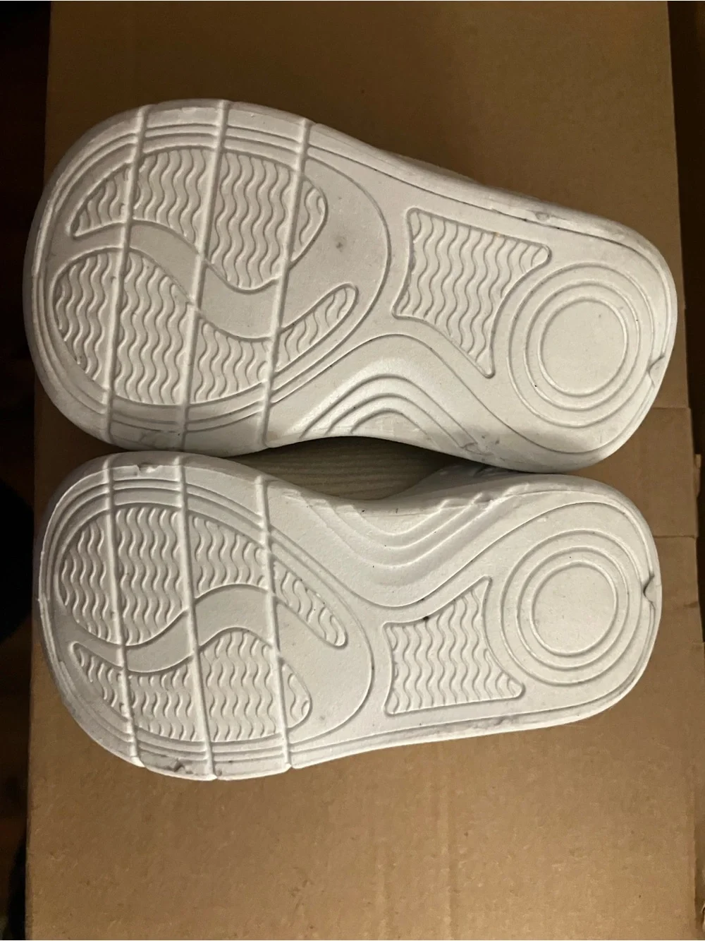 STO Kids Cream Ribbed Slip-On Baby Walkers